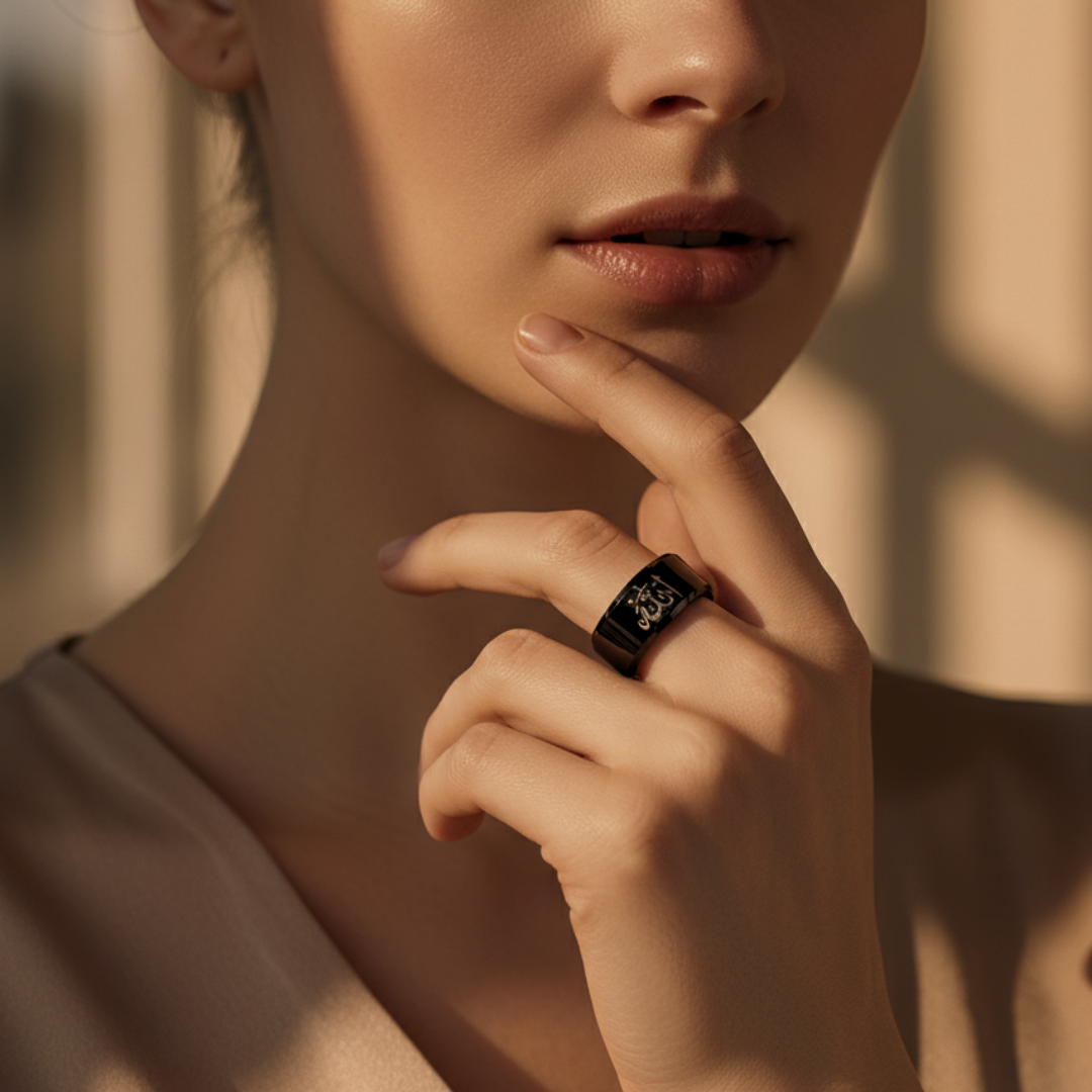 Bague Noire Noor