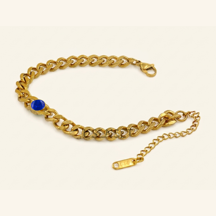 Bracelet en Gemme de Naissance Audacieux