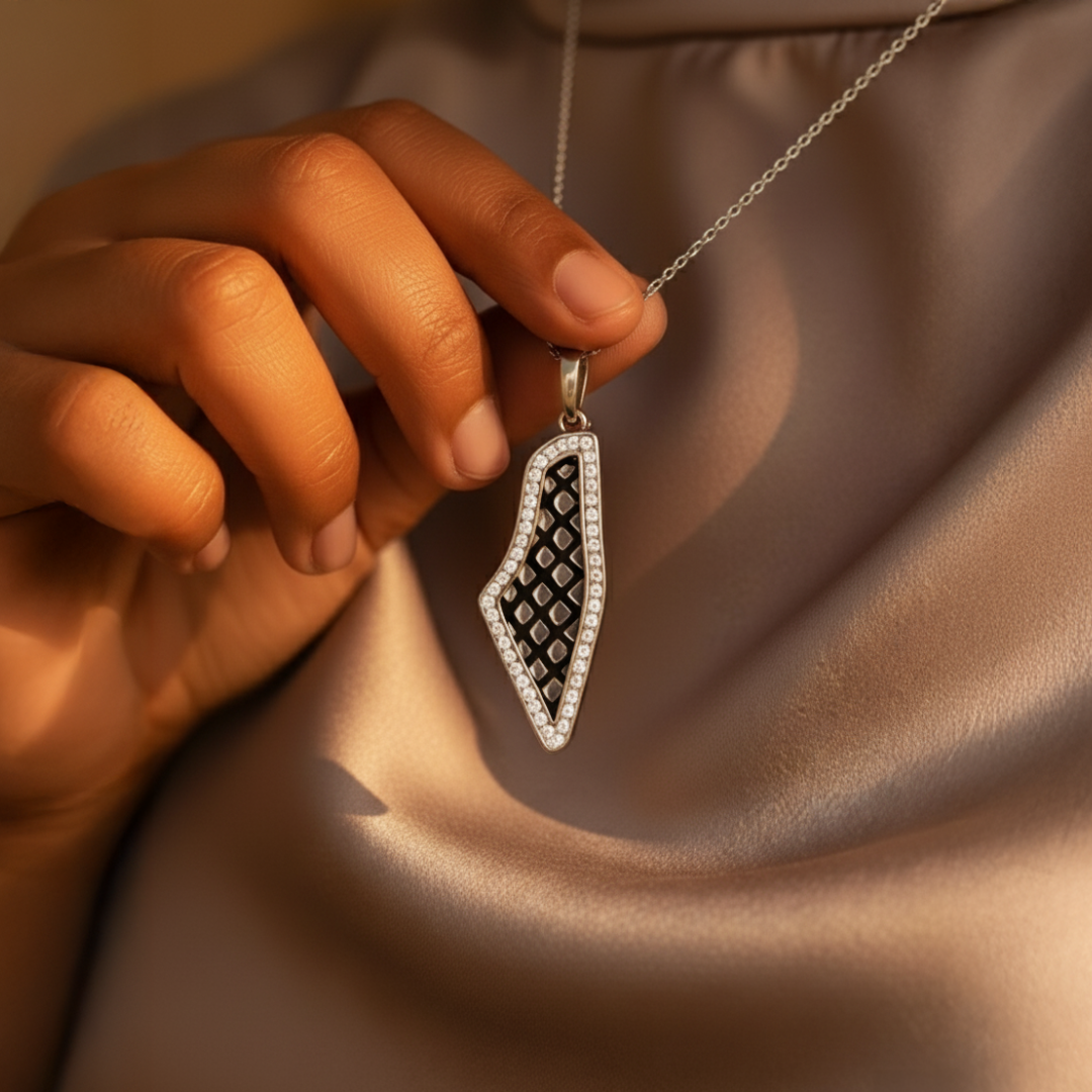 Collier Keffiyeh Palestine