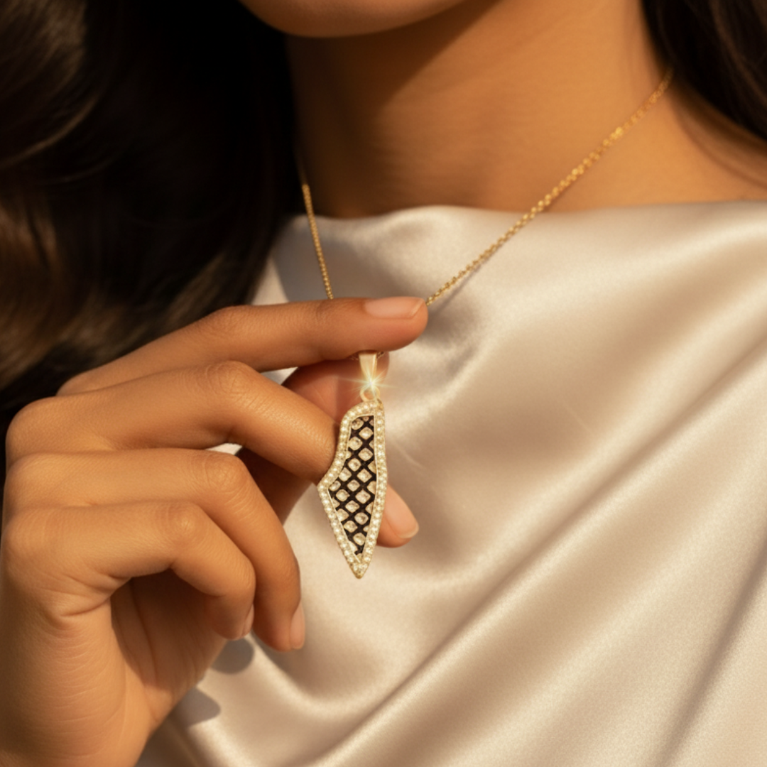 Collier Keffiyeh Palestine