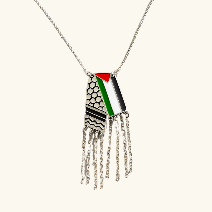 Collier Keffiyeh Argent