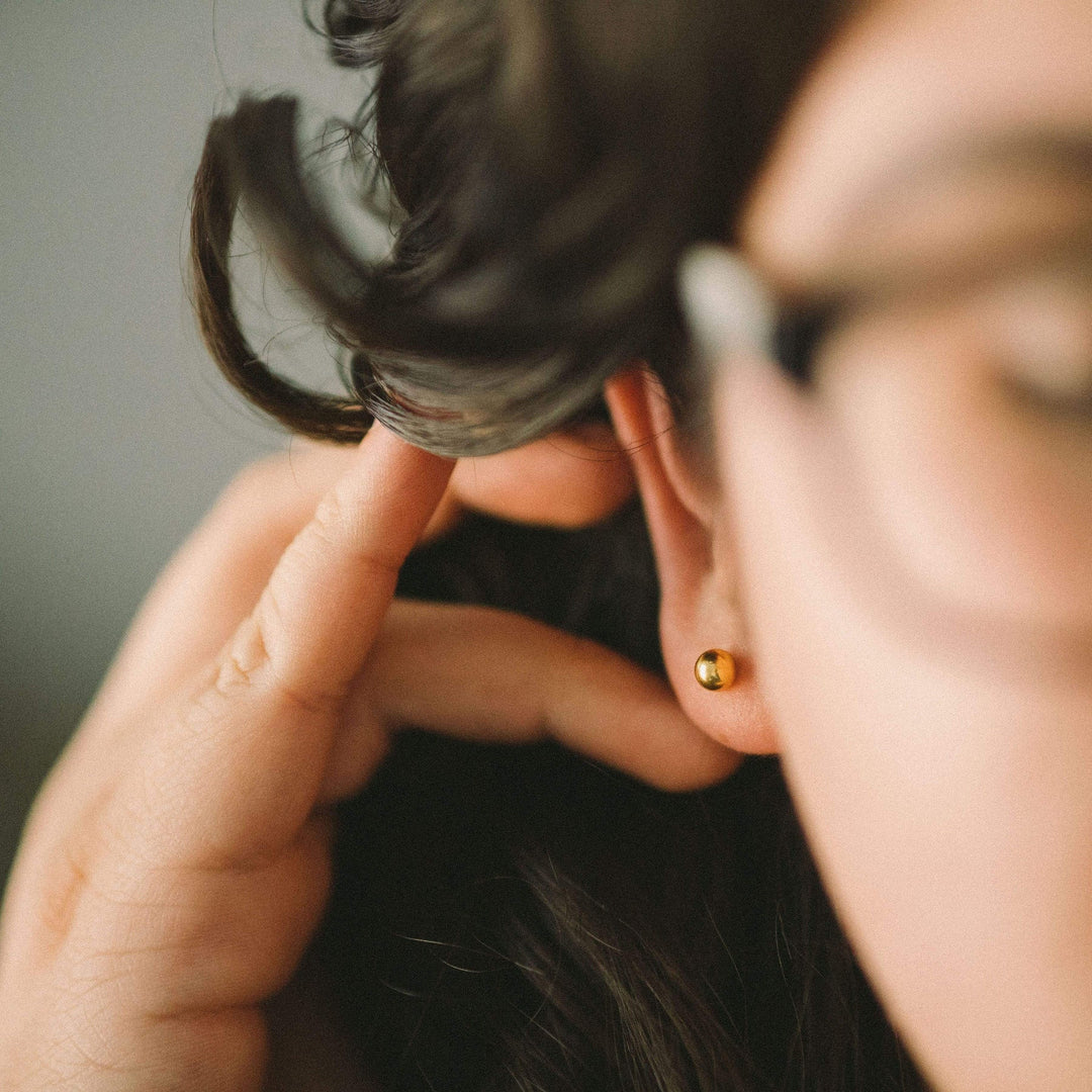 Boucles d'Oreilles Sphère