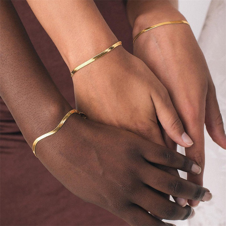 Bracelet Herringbone en Or Vida