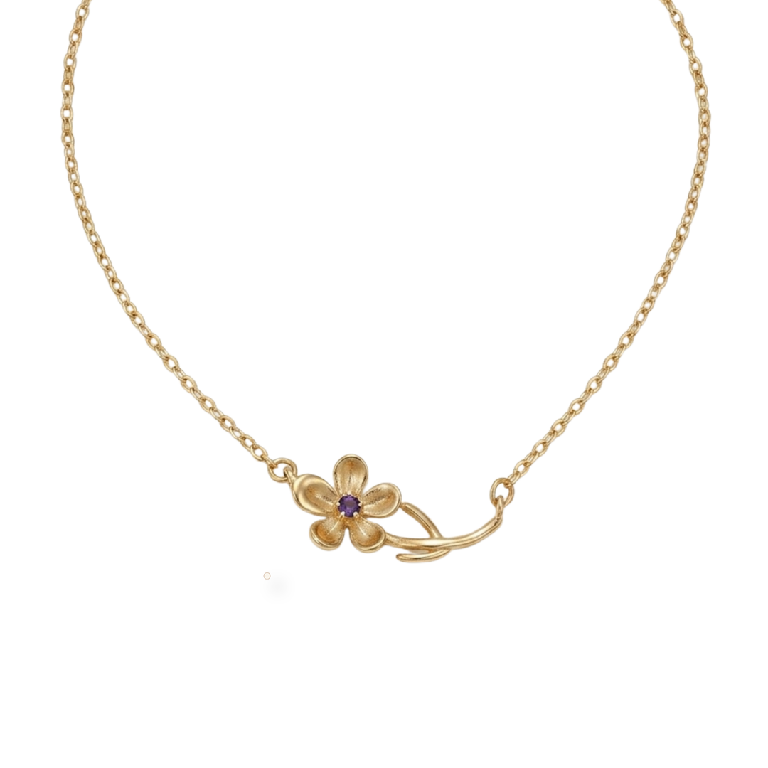 Collier de Fleurs de Naissance Petite Bloom