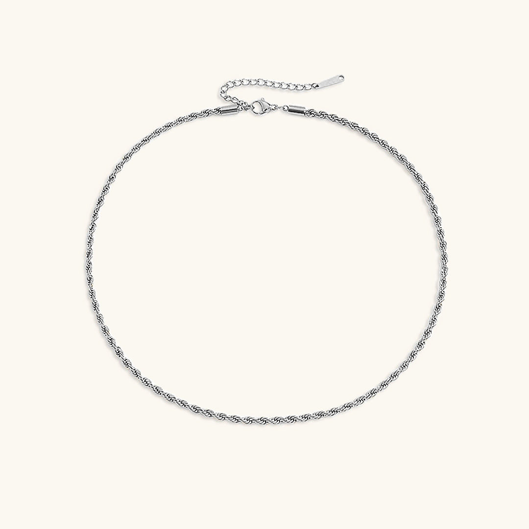 Collier en Chaîne de Corde Bianca en Or
