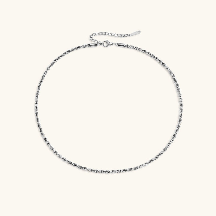 Collier en Chaîne de Corde Bianca en Or