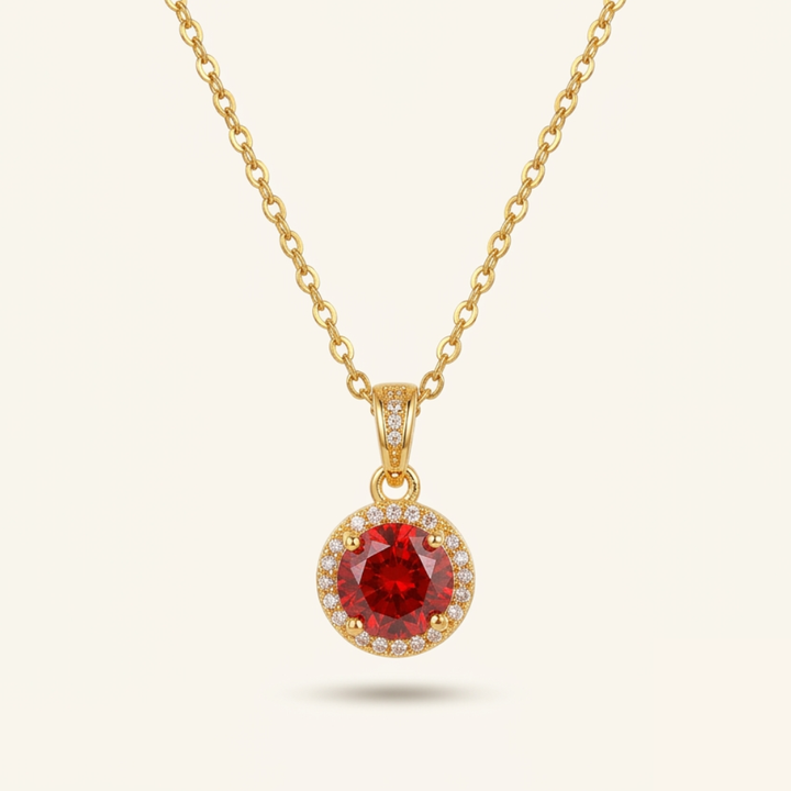 Collier Pendentif Gemme Éclatée