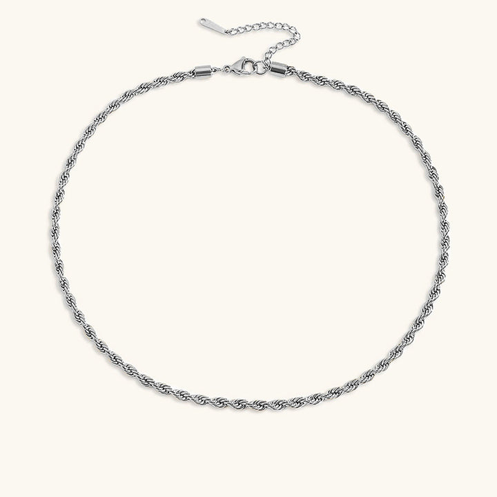 Collier en Chaîne de Corde Bianca en Or