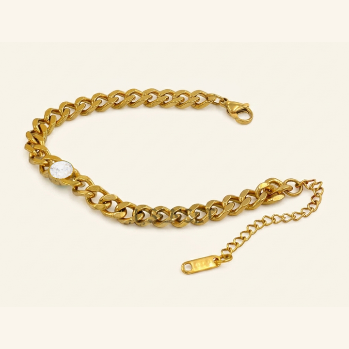 Bracelet en Gemme de Naissance Audacieux