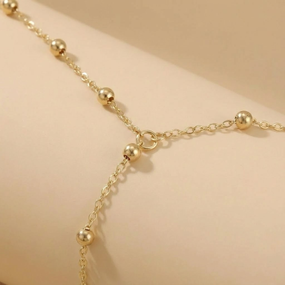 Bracelet Chaîne Main en Or Minimal
