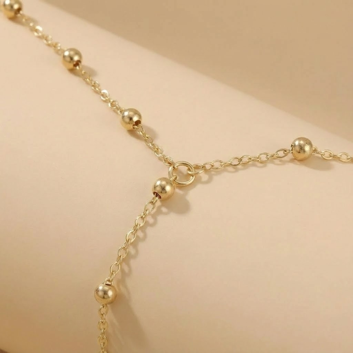 Bracelet Chaîne Main en Or Minimal