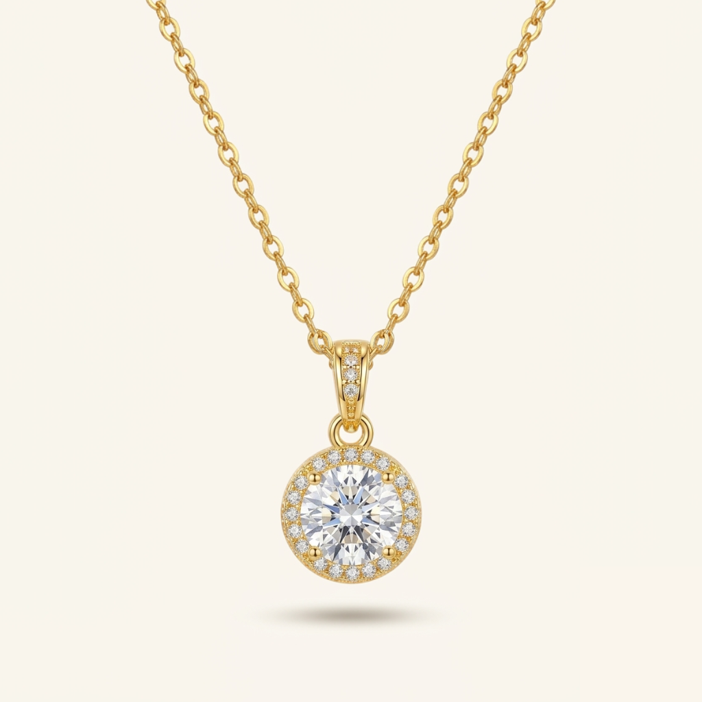 Collier Pendentif Gemme Éclatée