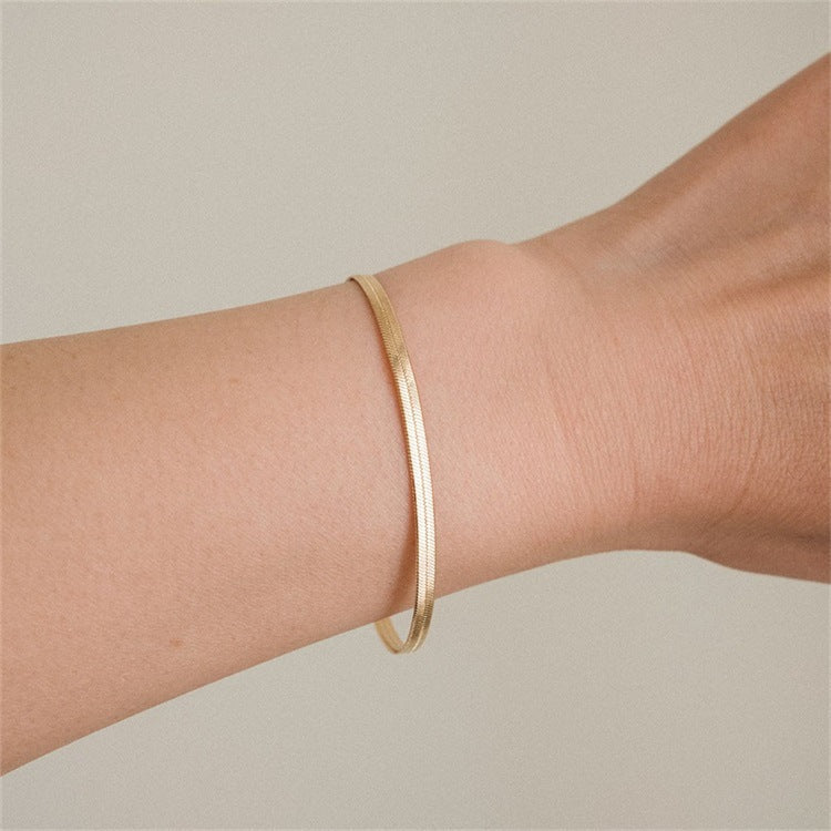 Bracelet Herringbone en Or Vida