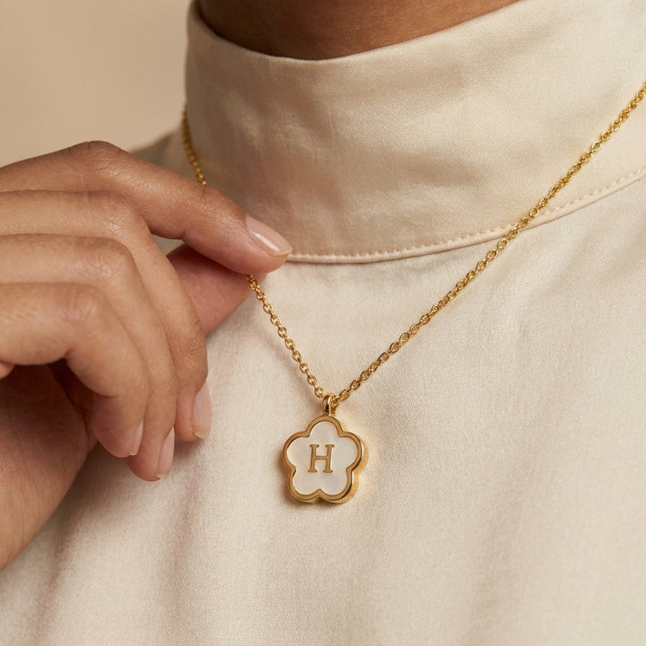Pendentif Initial Lulu Clover