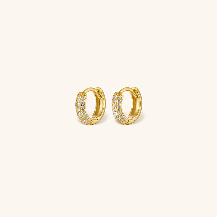 Boucles d'oreilles Amy Chunky Pavées