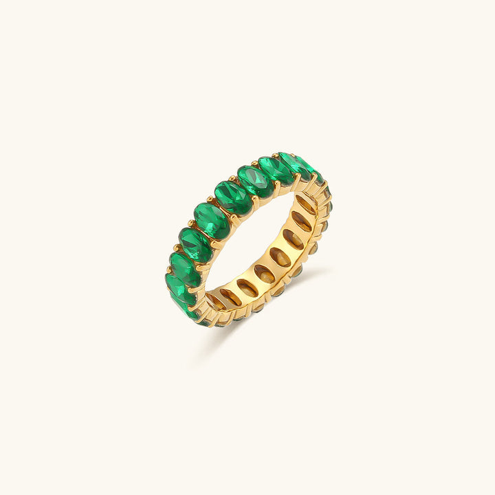 Bague en Or avec Simulant de Diamant Antoinette