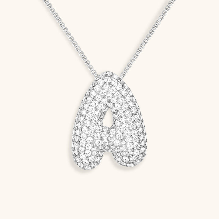 Collier en Diamant Initial Bulles