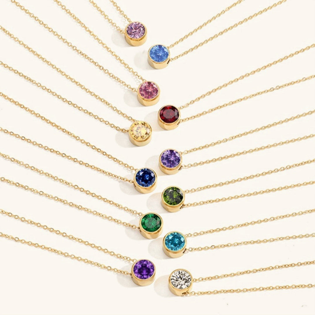 Collier de pierre de naissance Amelia
