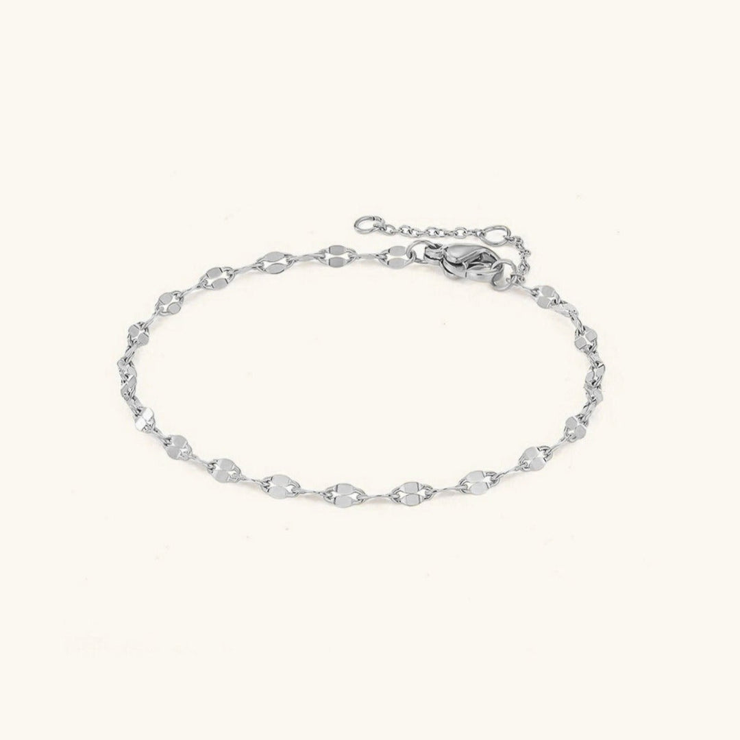 Bracelet de cheville en chaîne dorée Charlotte