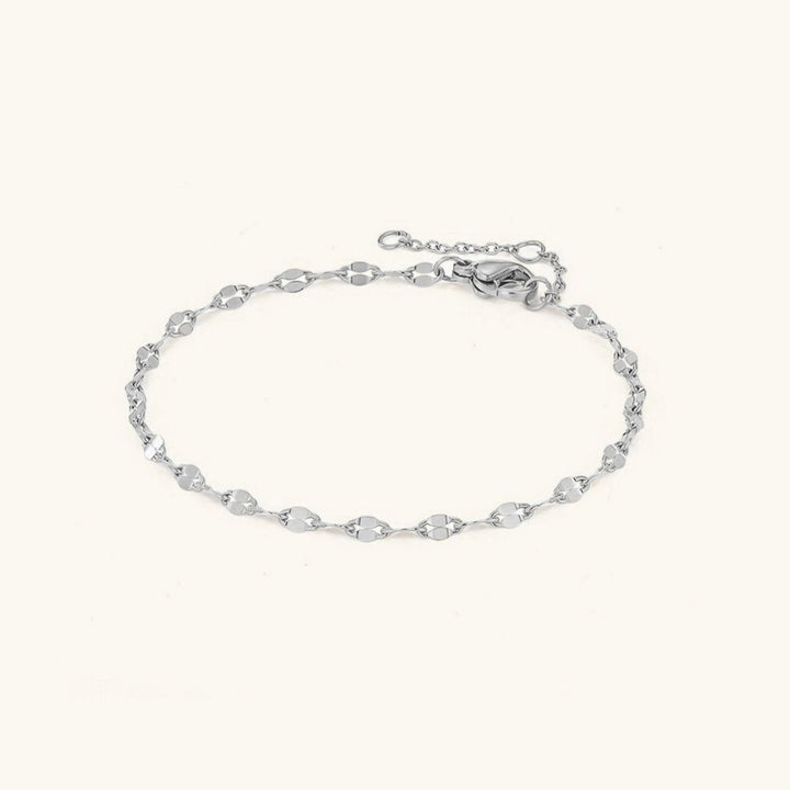 Bracelet de cheville en chaîne dorée Charlotte
