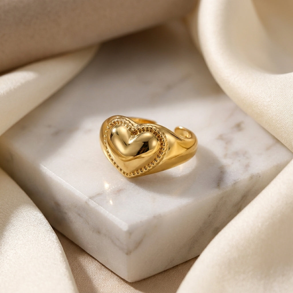 Bague en Or Cœur Amara