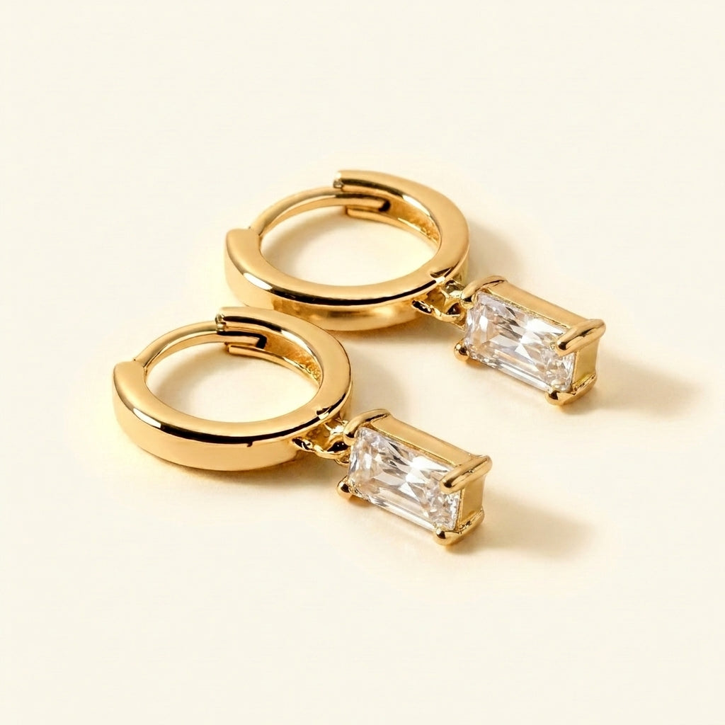Boucles d'oreilles en pierre de naissance