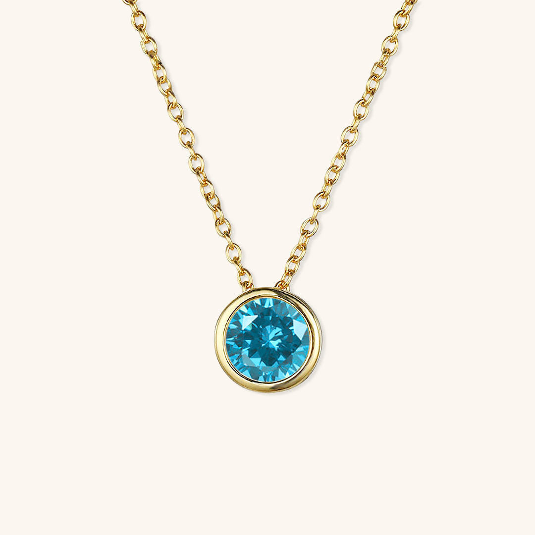 Collier de pierre de naissance Amelia