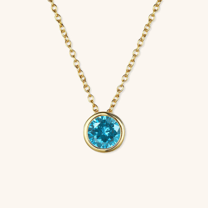 Collier de pierre de naissance Amelia