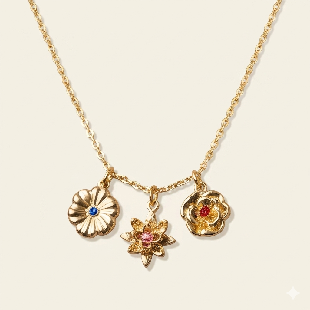 Collier avec charme Bloom of Birth