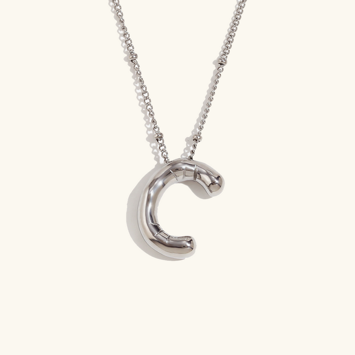 Collier Initial en Or Balloon