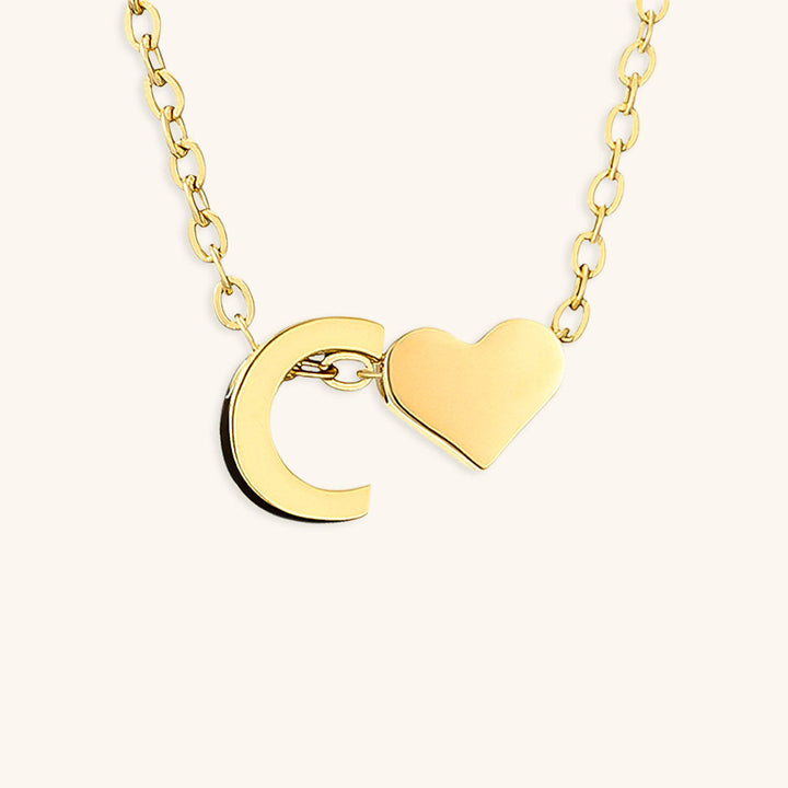 Collier en Or avec Lettre Initiale Ria