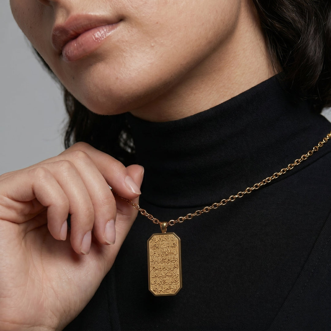 Collier avec Médaillon Ayatul Kursi