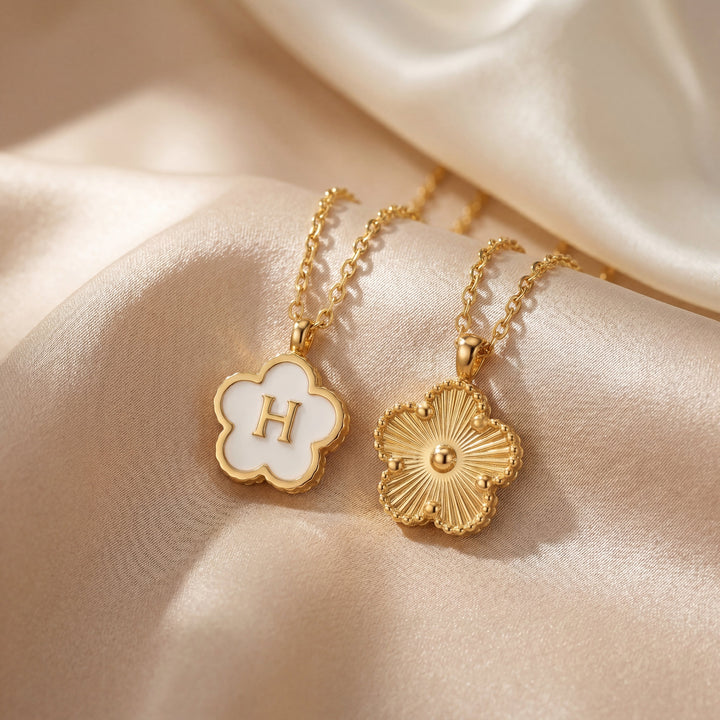 Pendentif Initial Lulu Clover