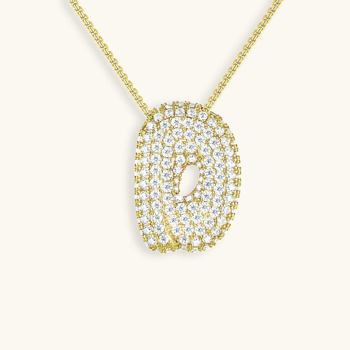 Collier en Diamant Initial Bulles
