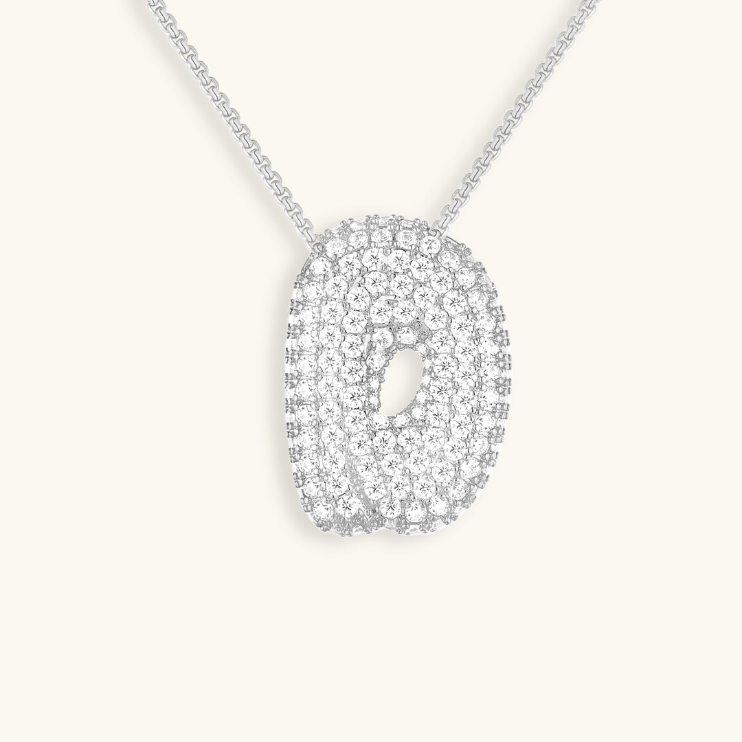 Collier en Diamant Initial Bulles