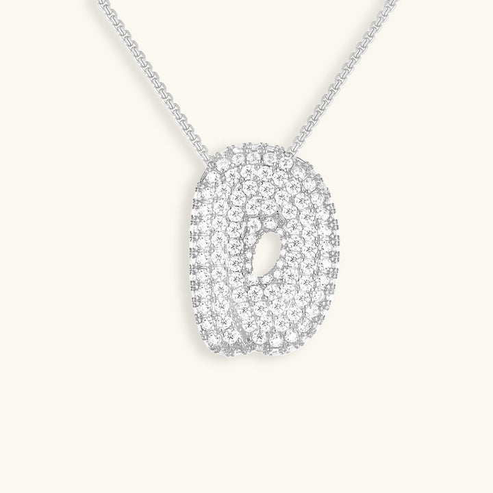 Collier en Diamant Initial Bulles