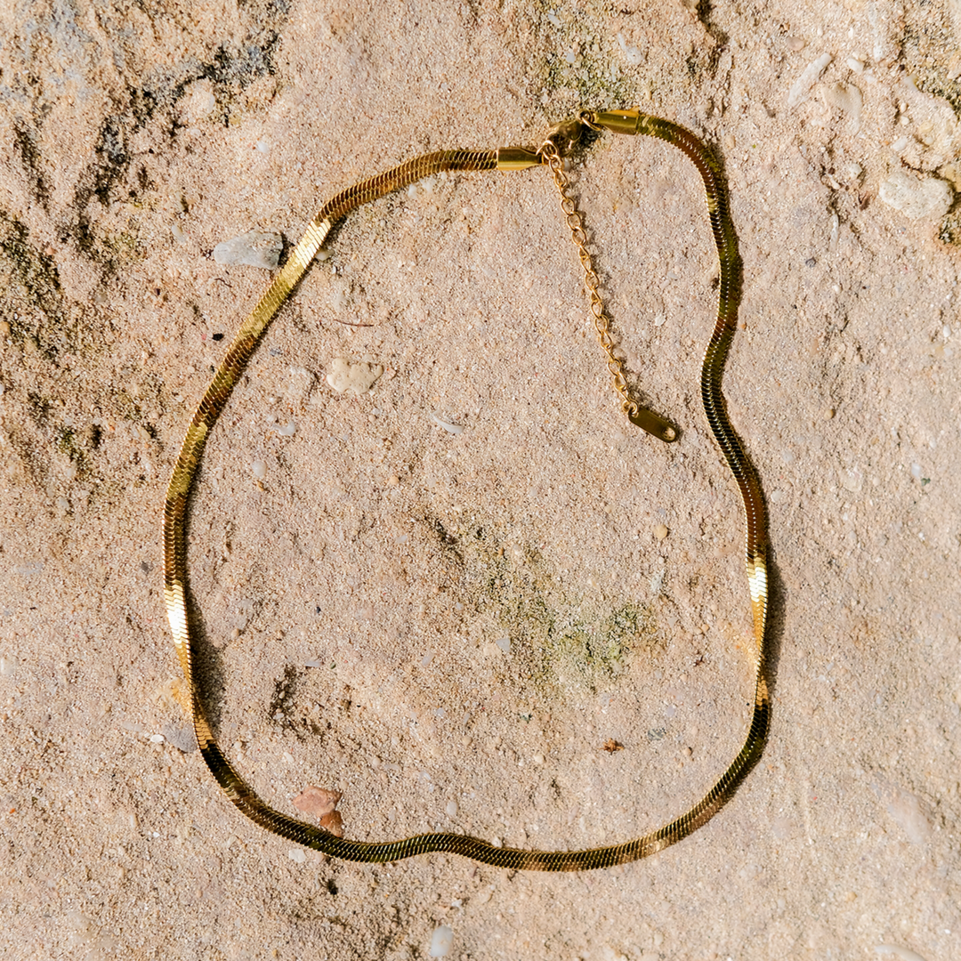 Collier en Or Élyséen en Chevron