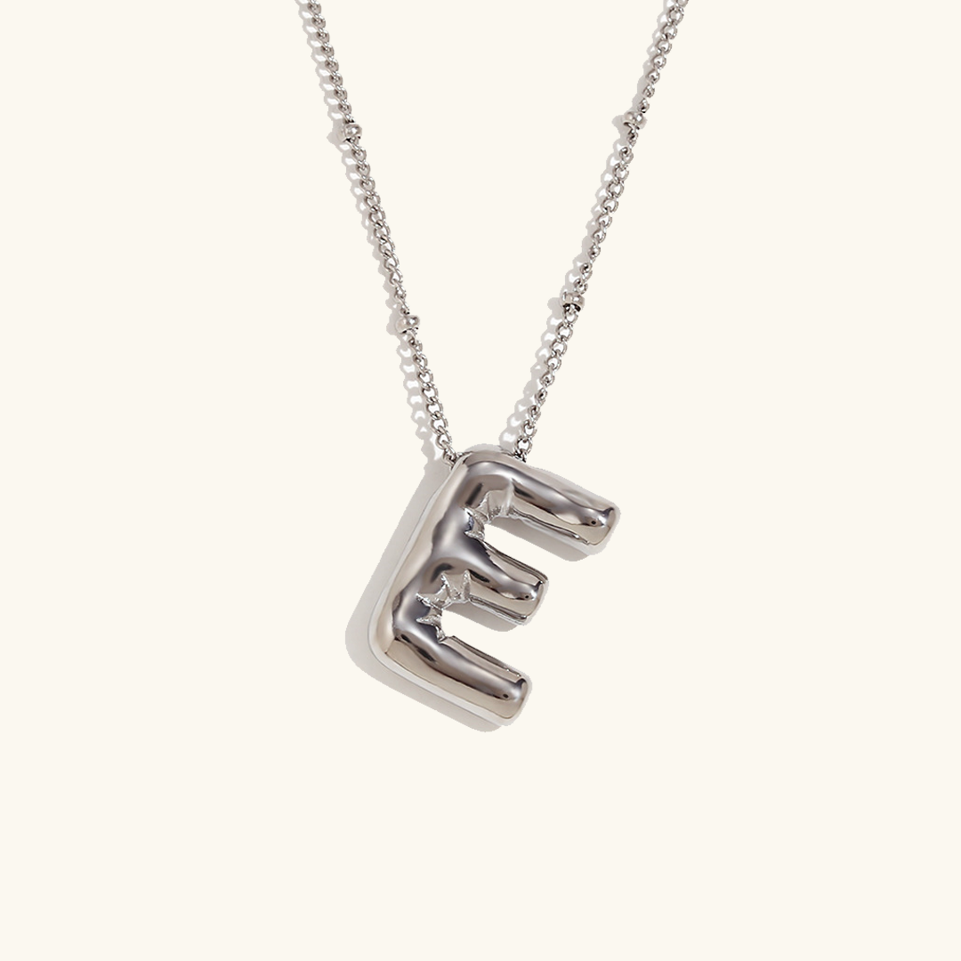 Collier Initial en Or Balloon
