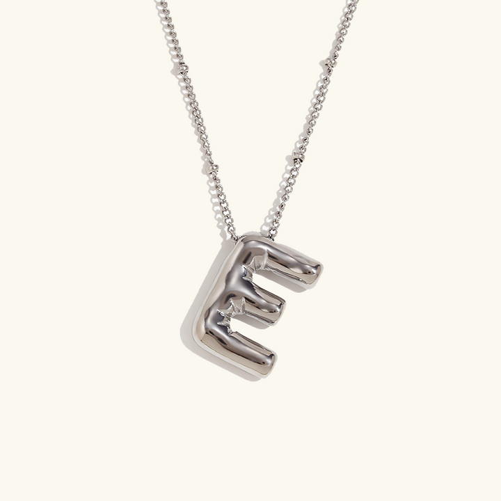Collier Initial en Or Balloon