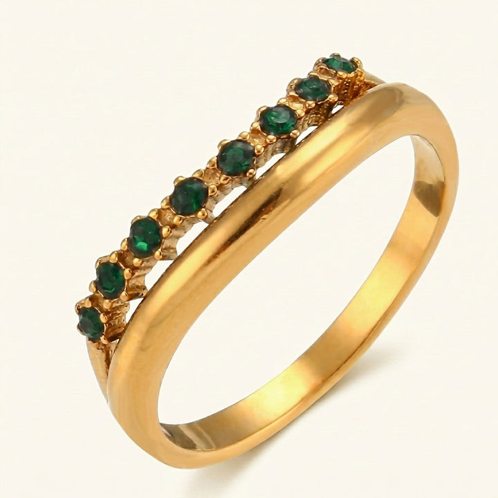 Bague Wave Pave
