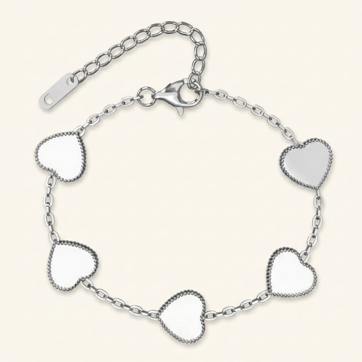 Chaque Bracelet Cœur Argent