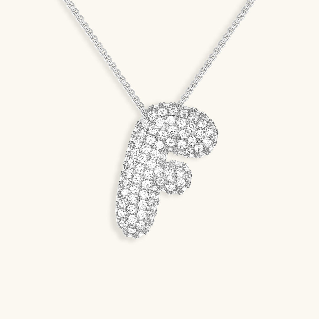 Collier en Diamant Initial Bulles