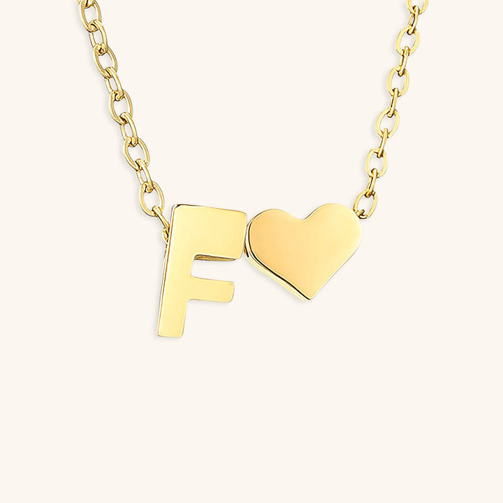 Collier en Or avec Lettre Initiale Ria