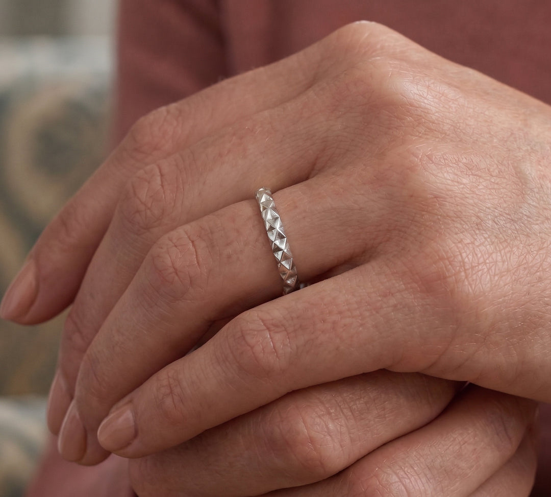 Bague à Facettes