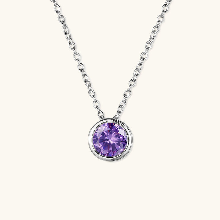 Collier de pierre de naissance Amelia