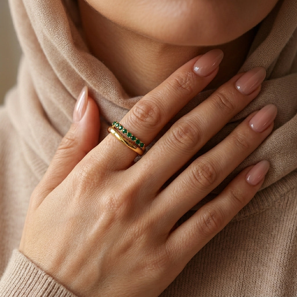 Bague Wave Pave