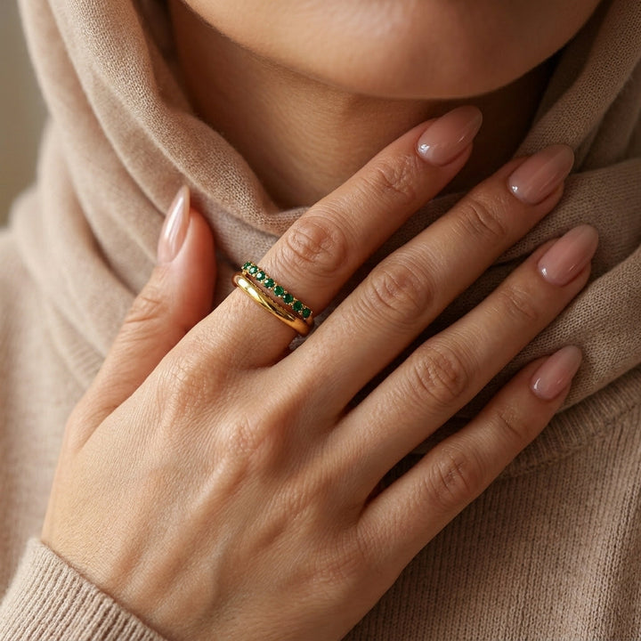 Bague Wave Pave