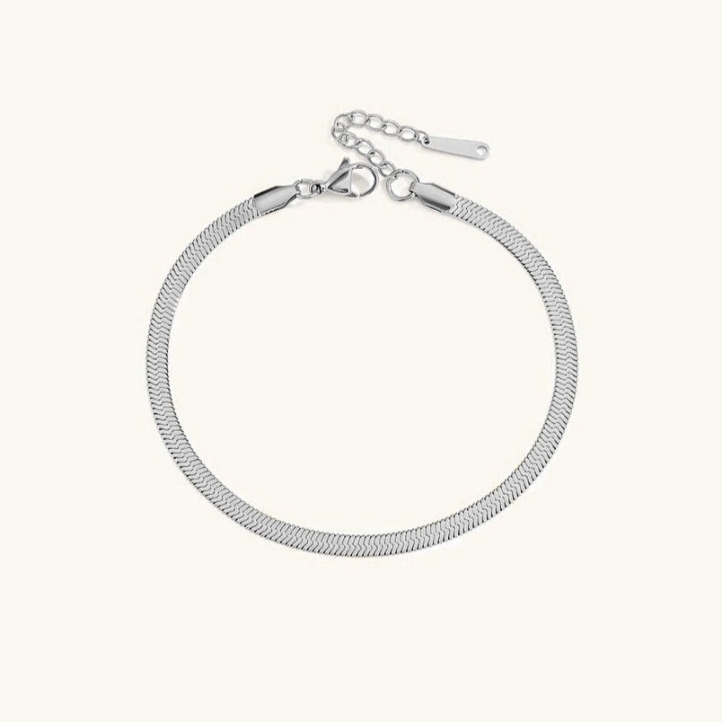Bracelet de cheville Gia Or Herringbone