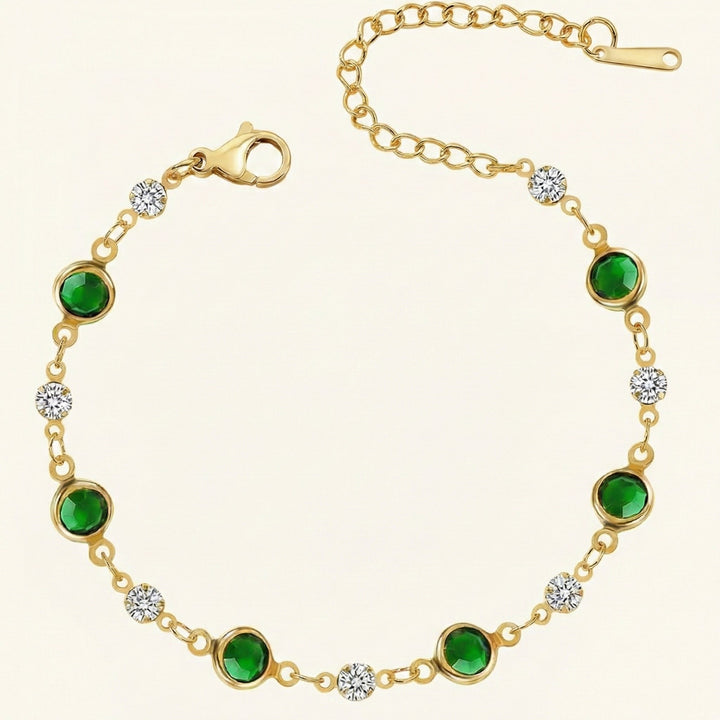 Bracelet en Pierre Verte d'Arizona