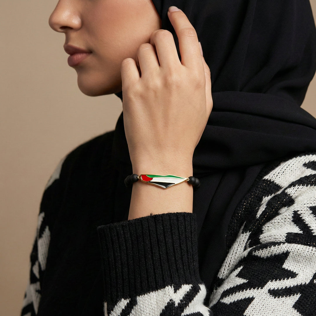 Bracelet Perles Palestine